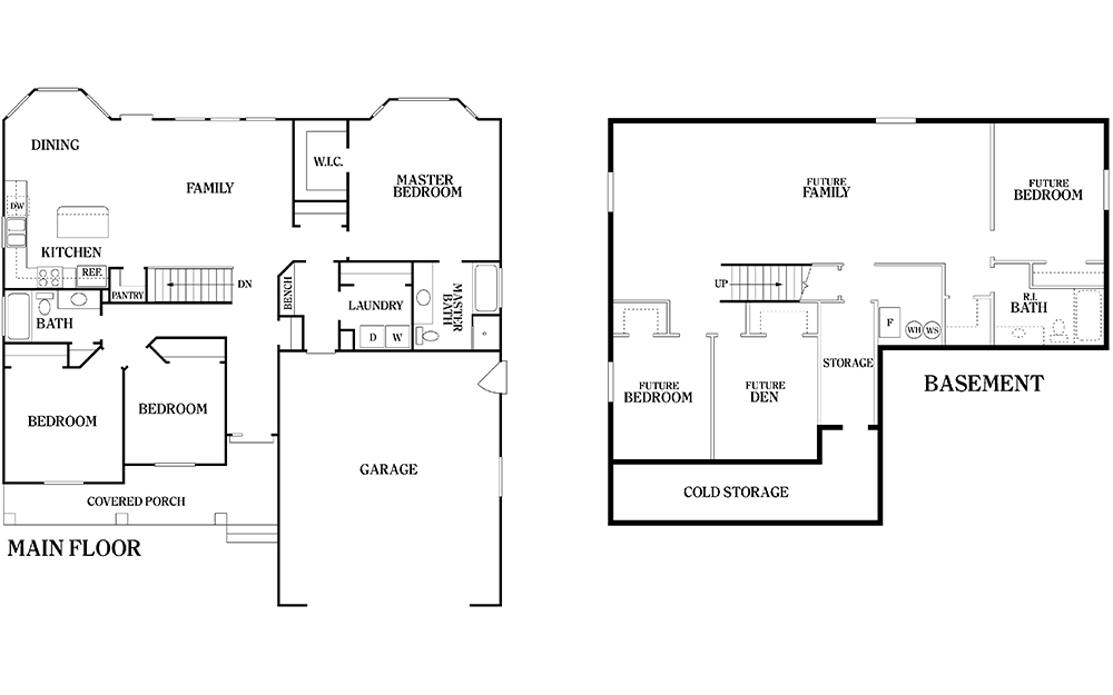 CASCADE FLOOR PLAN Fall Creek Homes