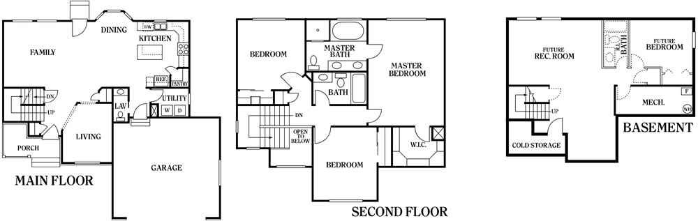 JACKSON FLOOR PLAN Fall Creek Homes