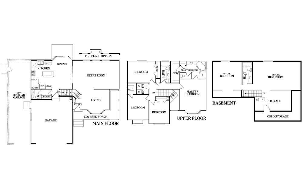 TETON FLOOR PLAN Fall Creek Homes