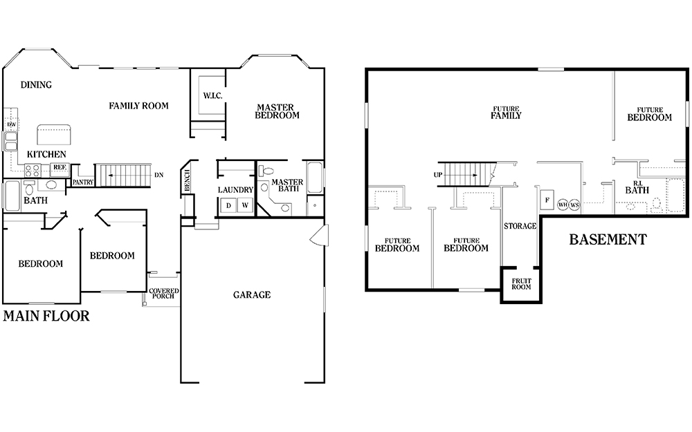 CASCADE FLOOR PLAN Fall Creek Homes