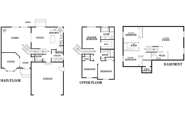 GUNNISON FLOOR PLAN Fall Creek Homes