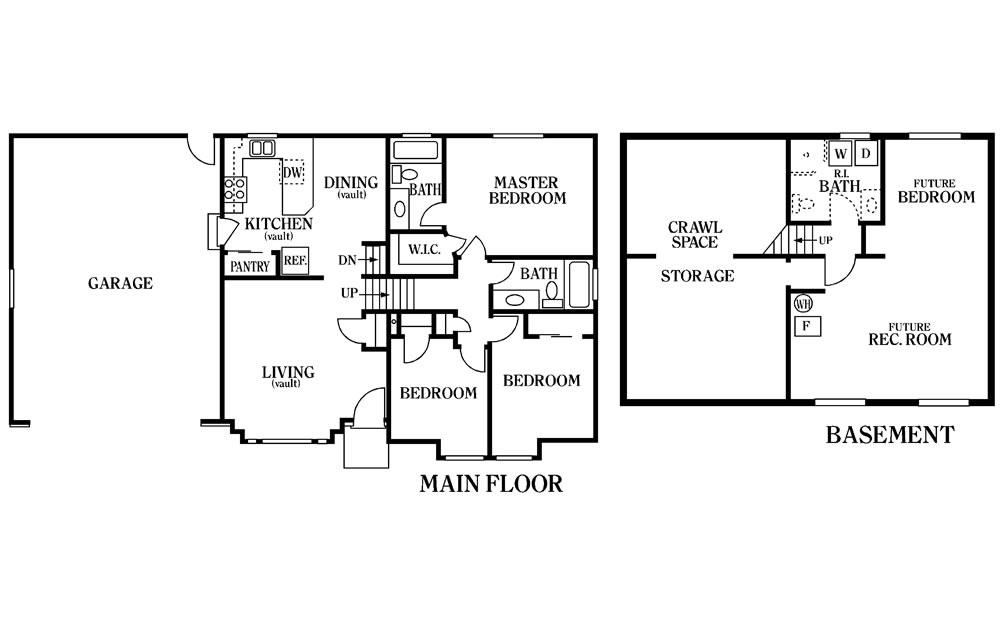 uintahfloorplan Fall Creek Homes